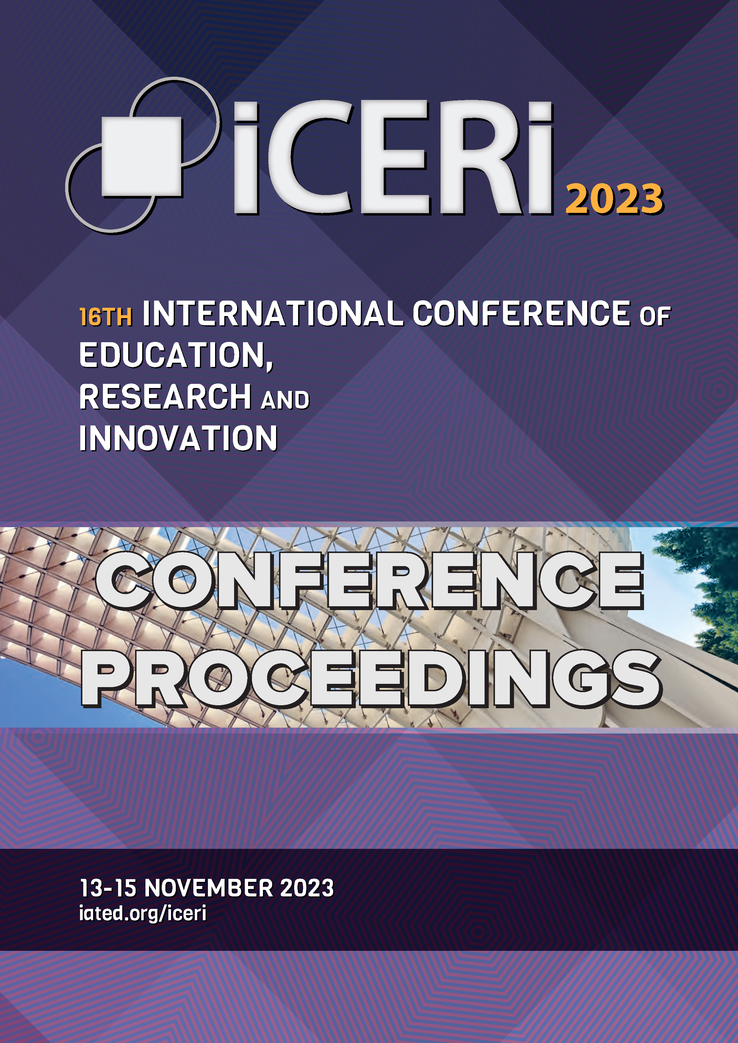 ICERI 2023 proceedings cover page